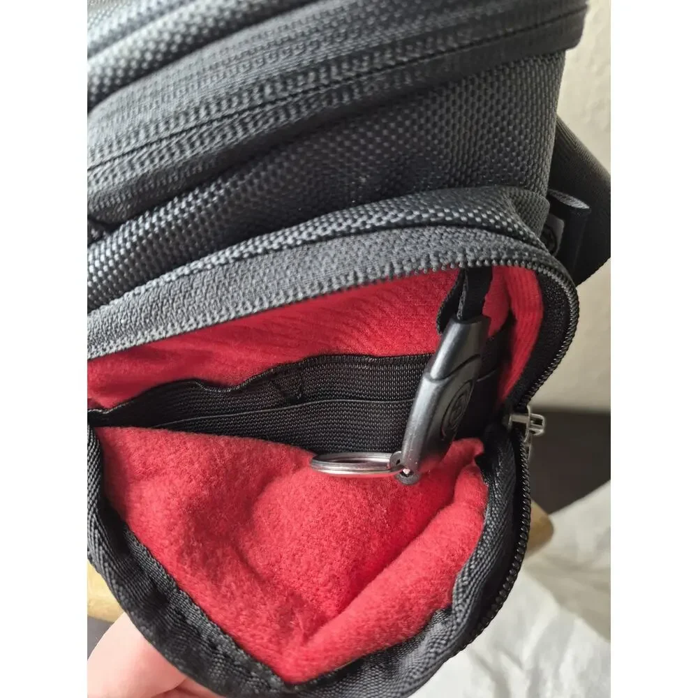 booq Python Camera Bag Heavy Duty Nylon Gray Padded Messenger Shoulder Case